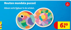  houten mandala puzzel 3 jaar 6 99 