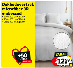  140 200 240 dekbedovertrek microfiber 3d embossed cm 50 punten scan kaart 