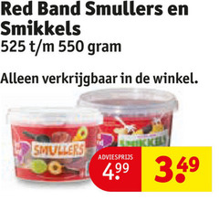  red band snoep smullers smikkels 