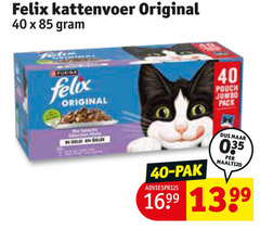  felix kattenvoer 40 original pouch jumbo pack pak maaltijd 