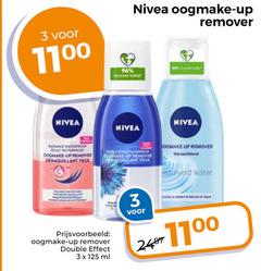  3 nivea oogmake-up up remover demaquillant year double effect ml water 