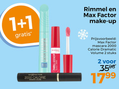  1 2 calorie thrill rimmel factor make up mascara dramatic volume stuks 