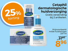  2 25 cetaphil optimal dermatologische huidverzorging verzending artikelen hydration milde huidreiniger ml 