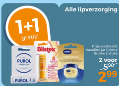  1 2 purol blister lipverzorging vaseline stuks 