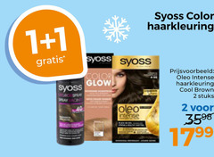  1 2 40 syoss color glow oled intense haarkleuring cool brown stuks 