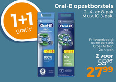  braun oral-b opzetborstel 1 2 8 100 oral b pro opzetborstels pak 10x cross action 