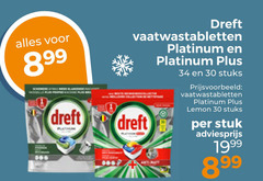  dreft vaatwasmiddel 30 34 vaatwastabletten platinum stuks lemon stuk 