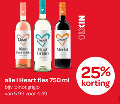  witte wijn rode 25 750 nix18 heart blush pinot grigio merlot fles ml 5.99 