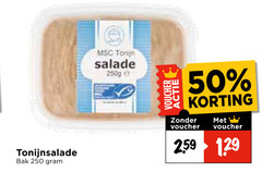  50 250 tonijnsalade bak tonijn salade voucher 