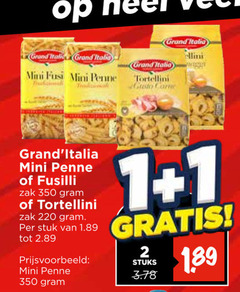  1 2 350 grand italia mini fusion penne tortellini grado carmen fusilli zak stuk stuks 