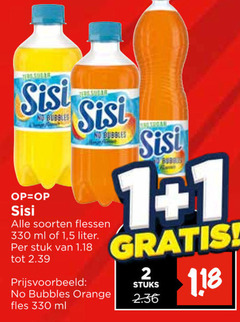  sisi frisdrank 1 2 330 bubbles soorten flessen ml 5 liter stuk orange fles stuks 