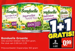  bonduelle groenteconserven 1 2 7 100 160 doperwtjes petits pois ingredienten watt naturals groente soorten blikken stuk gebroken fijn bonen soja stuks 