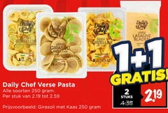  daily chef tortellini pasta 1 250 verse r soorten stuk kaas lasagne bladen stuks 