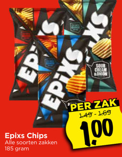  chips soorten zakken sour cream onion zak 1 00 