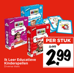  lezen klokkijken leer educatieve kinderspellen titels stuk 5.99 