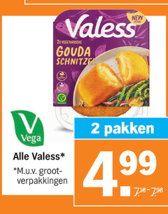  valess vegetarisch 2 new 2x vegetarische gouda schnitzel action vega m.u.v pakken 