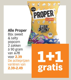  popcorn 1 2 90 sweet salty zakken varieeren taste corn 