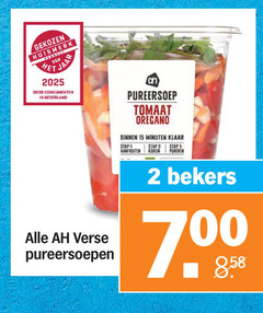  2 3 15 gekozen huismerk jaar consumenten nederland verse pureersoep tomaat oregano binnen minuten klaar stap koken pureren bekers 