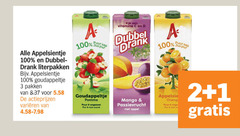  dubbeldrank appelsientje fruitdrank 1 2 3 5 20 100 dubbel drank goudappeltje pakken varieeren puur sap jus pur rijk vitamine pomme ongezoet mango passievrucht appel orang 