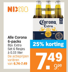  corona speciaalbieren 6 7 25 100 nix18 nature liter varieeren since cerveza natural origin 