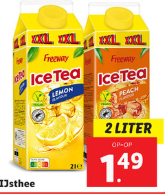  ice tea 2 11 xxl freeway lemon flavour peach ijsthee nutri score liter 