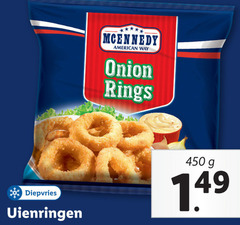  450 mcennedy american onion rings diepvries uienringen 