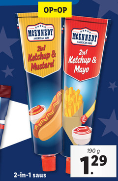  1 2 mcennedy american ketchup mustard mayo saus 