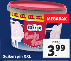  200 xxl mcennedy american candy floss suikerspin 3.99 