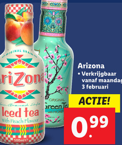  arizona ice tea 3 brand original sun brewed style iced with peach flavour 500ml green honey maandag 