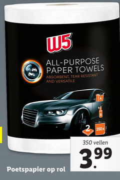  350 all purpose paper towels absorbent tear resistant and versatile poetspapier rol vellen 3.99 