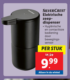  crest silver elektrische zeep dispenser contactloze bediening bewegings sensor stuk 