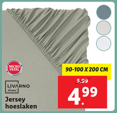  200 micro vezel ademend livarno home jersey hoeslaken 90-100 cm 5.99 