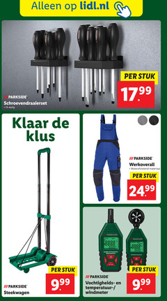  1 13 lidl.nl parkside schroevendraaierset delig klaar klus stuk werkoverall waterafstotend materiaal 02 iii and temperaturen device min wind steekwagen temperatuur windmeter 