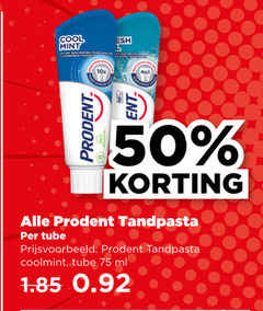  prodent tandpasta 150 cool mint 10x 4in1 tube coolmint ml 