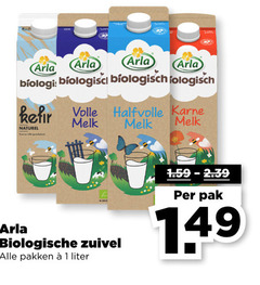  arla zuivel karnemelk melk yoghurt 1 biologisch volle halfvolle naturel biologische pakken liter pak 