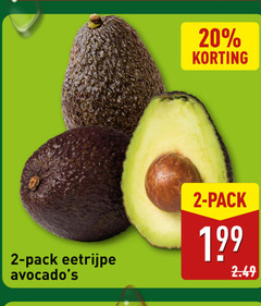  avocado 2 20 pack eetrijpe 