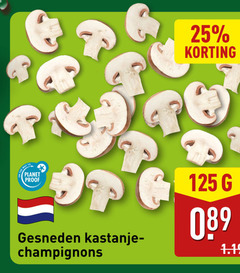  kastanjechampignons 25 to planet proof gesneden kastanje champignons 