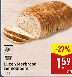  brood vezels luxe vloerbrood zonnebloem 