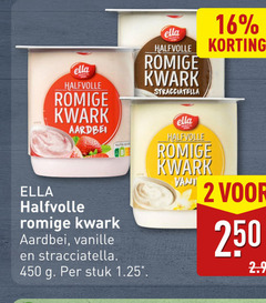  kwark 2 16 250 450 ella halfvolle romige aardbei nutri stracciatella vanille stuk 