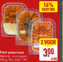  2 16 150 300 filet americain verwennerij ge naturel gekoeld by beperkt houdbaar ui peper stuk 