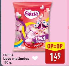  frisia snoep 150 mallow with love strawberry flavour 