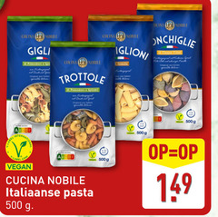  trottole fusilli pasta 500 cucina nobile gigli pomodoro tomaten and original allen spinaci alien semola spinal nutri score label italiaanse 