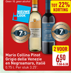  rode wijn witte 2 18 22 650 alcohol nieuwe hamersma pinot grigio venezie prodotto italia puglia indicazione geografica mario collina negroamaro l stuk 