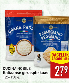  geraspte kaas 279 cucina nobile grana geraspt italiaanse origine italie original italien produkt parmigiano reggiano word padano dagelijks assortiment 