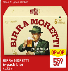  birra moretti blikjes bier 6 18 alcohol luigi pack 