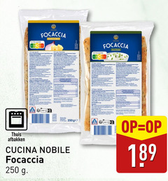  focaccia 250 cucina score sour clean thuis afbakken nobile 