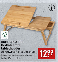  fsc www.fsc.org home creation bedtafel tablethouder opvouwbaar uitschuif poten kleine lade stuk 