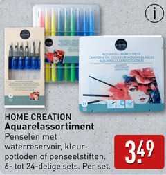  24 home aqua aquarelpenseel creatief crayons couleur reservoir penselen waterreservoir pit avec creation kleur potloden 