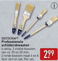  2 4 8 25 50 deco professionele schilderskwasten delig vlakke kwasten ca. mm ronde maat verf lak 