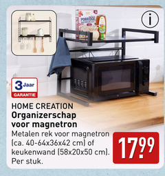  3 jaar home creation magnetron metalen rek ca. cm stuk 